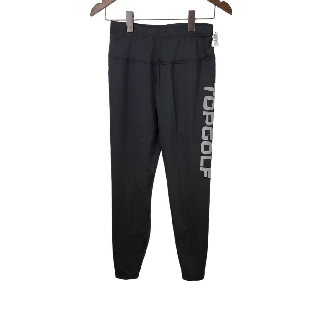 New TopGolf Leggings Black Full Length Women's Size L - Picture 8 of 9